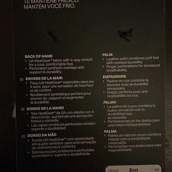 Under armour t-ball batting gloves - Picture 4 of 6